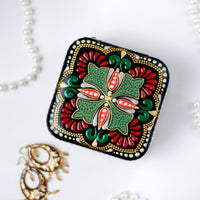 “Red Poinsettia” Jewellery Box