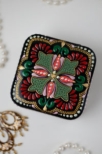 “Red Poinsettia” Jewellery Box