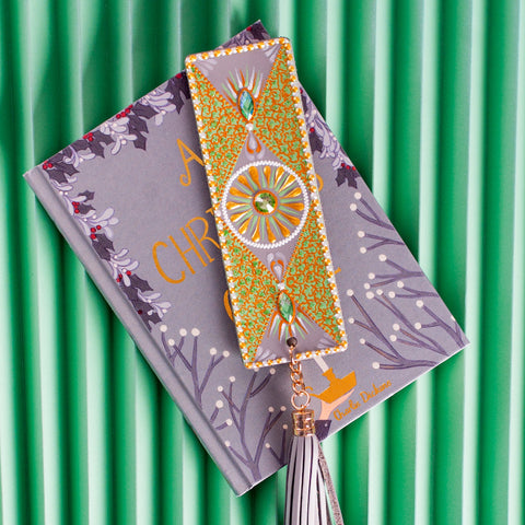 Grey & Green Bookmark