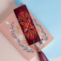 Bordeaux Flowered Bookmark