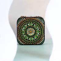 "Emerald Green Lotus" Jewellery Box